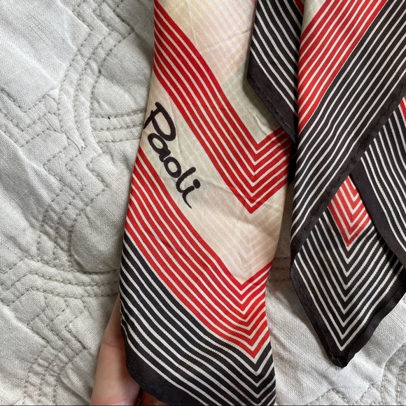 Paoli vintage square scarf - Picture 4 of 10